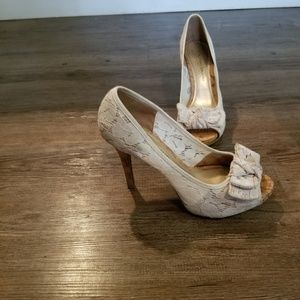 Lace heels